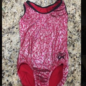 Shawn Johnson GK gymnastics leotard adult small